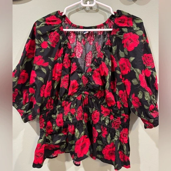 OLD NAVY rose women’s blouse - Picture 6 of 13